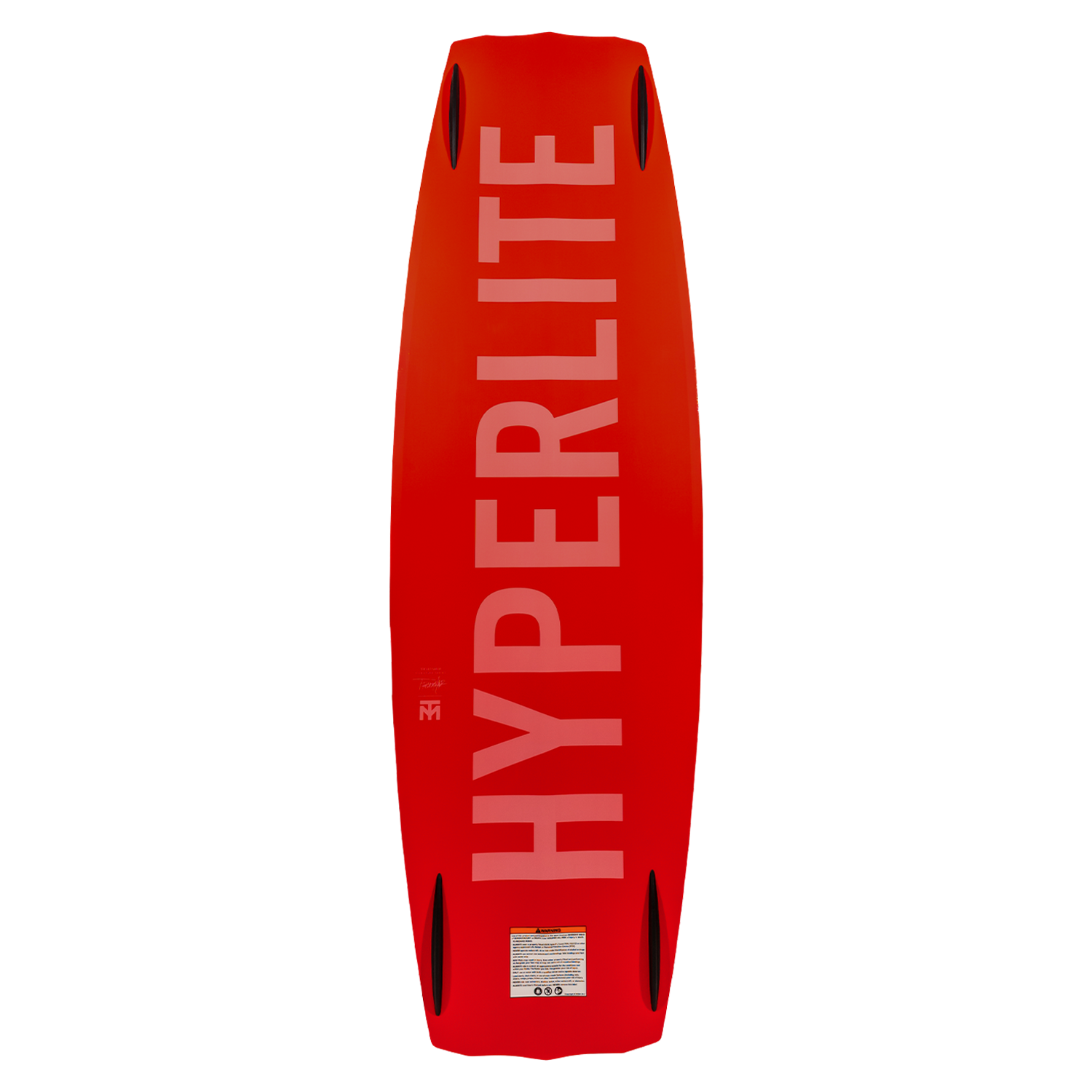 Blueprint wakeboard, red with HYPERLITE logo; softest landings and great pop off the wake.