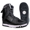 Freepress Boot: Black high-top with ankle harness, perforated details, and white sole.