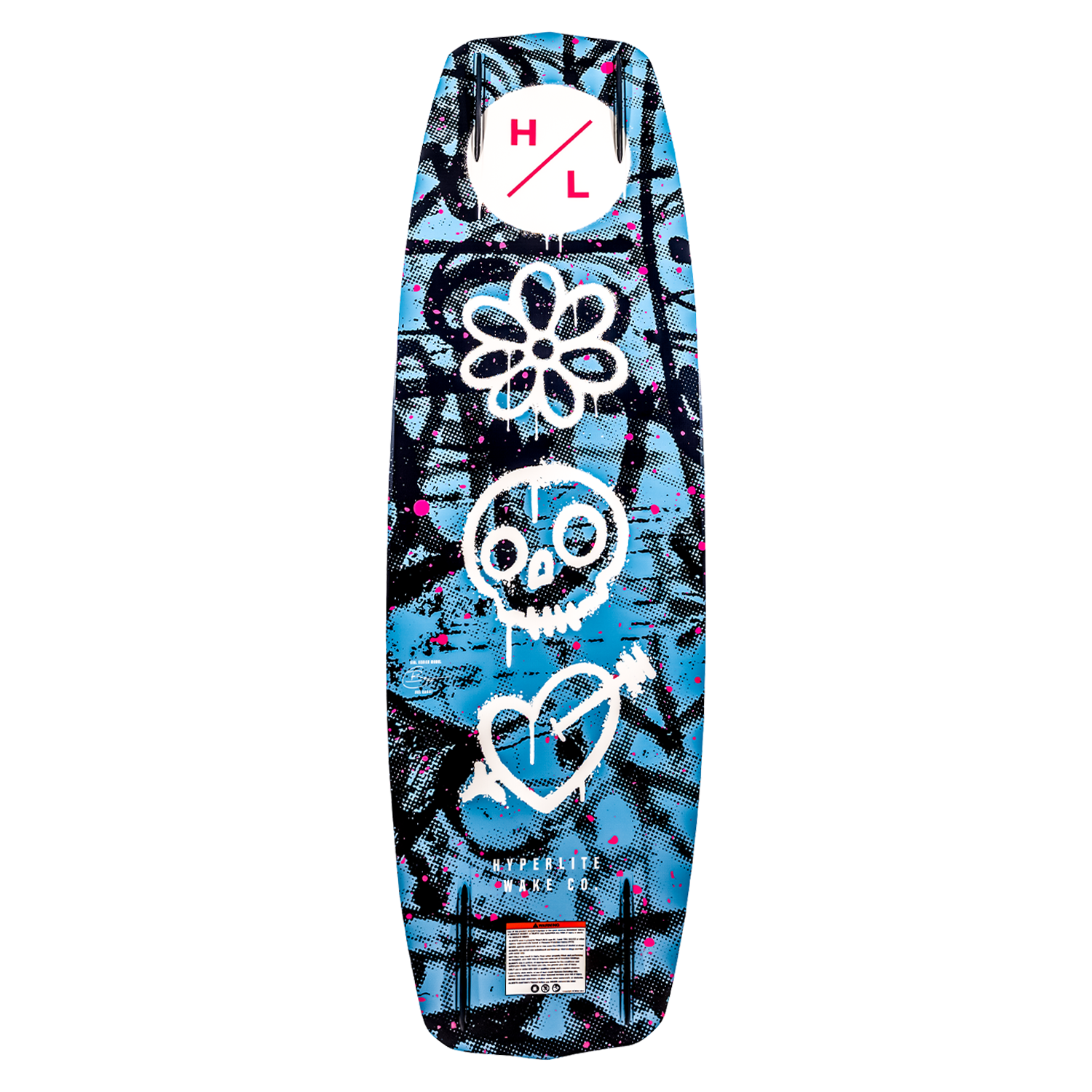The Journey wakeboard features blue abstract graphics and a 3-Stage Rocker design.
