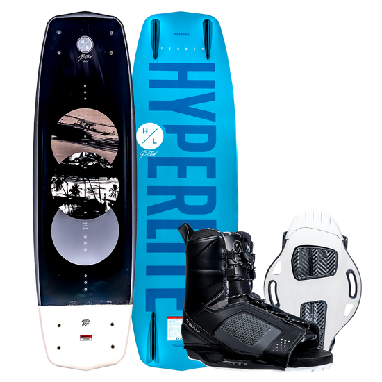 Sender w/Team OT Bindings, 3-stage rocker, palm tree graphics.