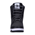 Freepress Boot 2024: Black high-top sneaker with white sole and internal ankle harness.