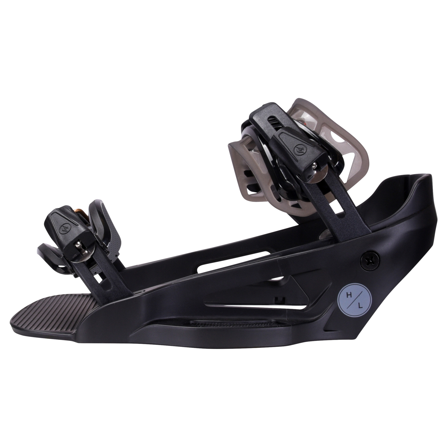 Black/Gold Lowback Binding: adjustable parts, hydrophobic materials.