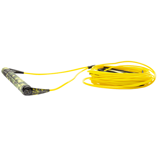 SG Handle w/ A-Line - Yellow jump rope with stitched grip and camo handles.