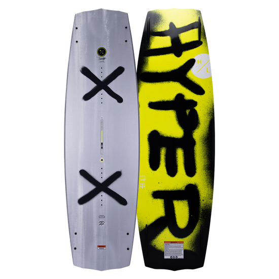 Silver Blueprint 2024 with black X and yellow one with black HYPER for an insane pop.